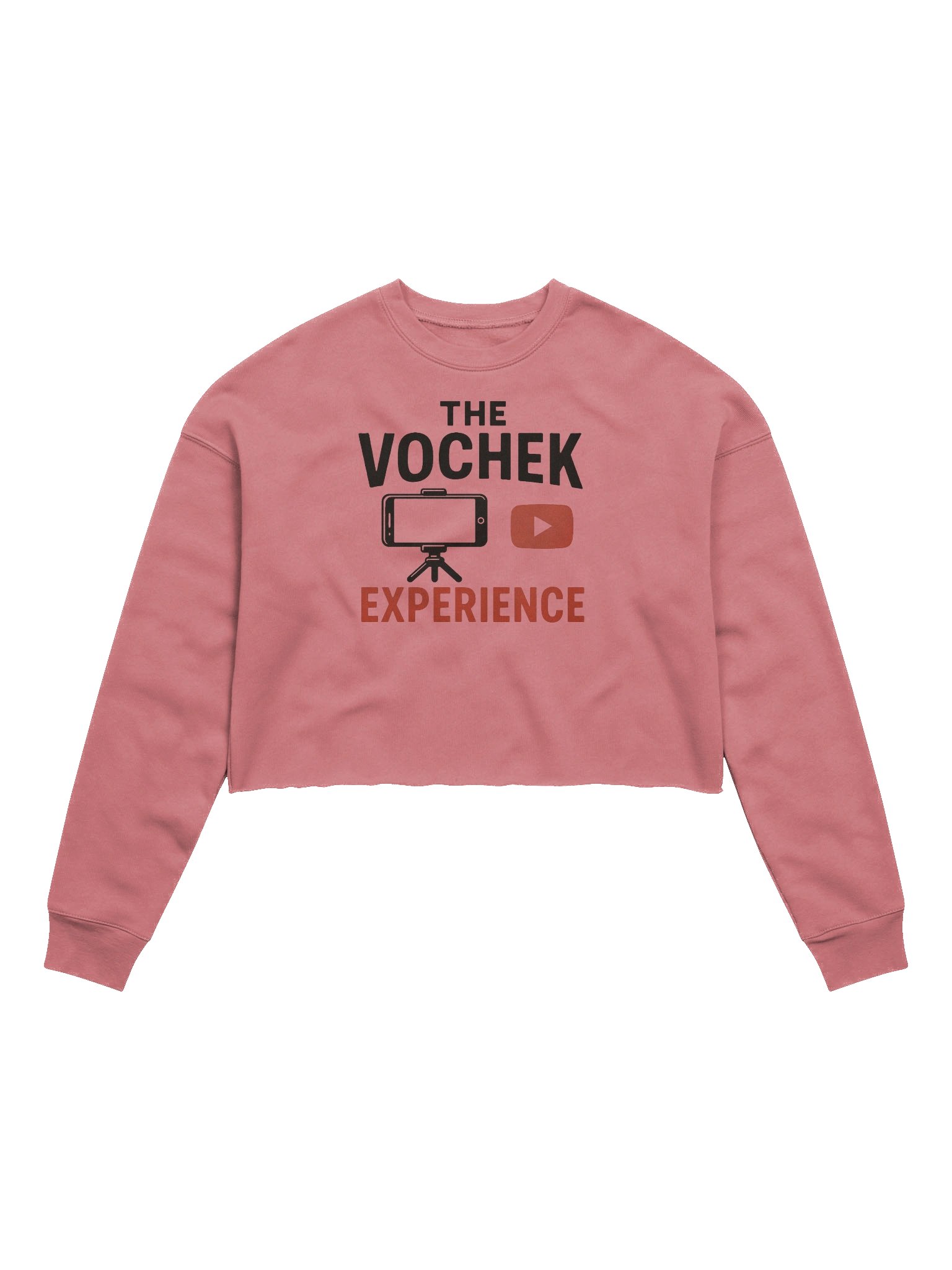 The Vochek Experience Logo Women's Fleece Crop Sweatshirt product image (1)