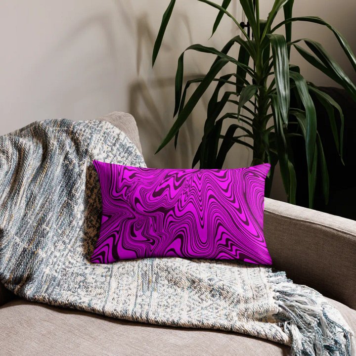 Premium Pillow Case - Abstract Purple Swirls product image (1)