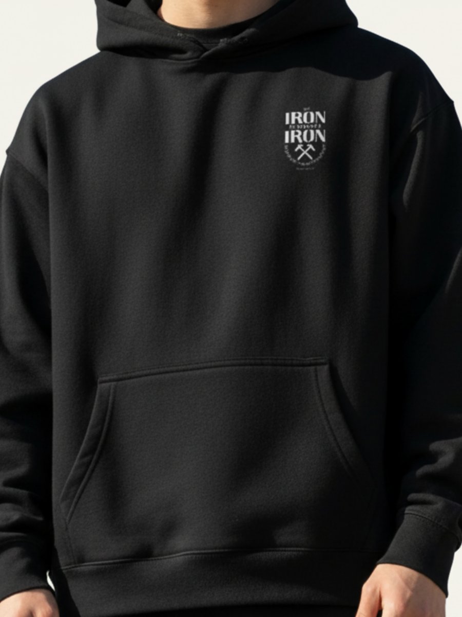 IRON SHARPENS IRON UNISEX HOODIE product image (3)