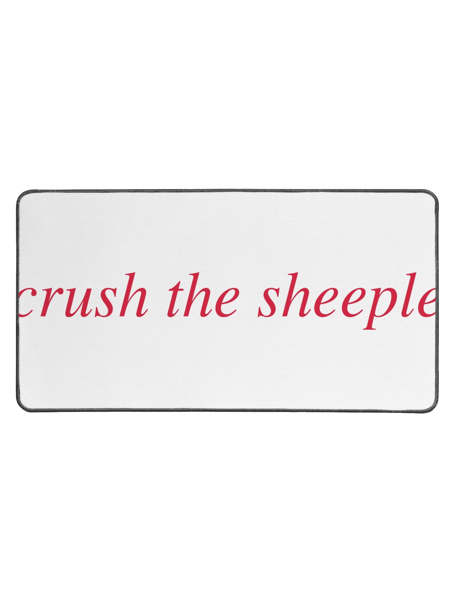 No ShopCo Desk Mat - Red on White product image (1)