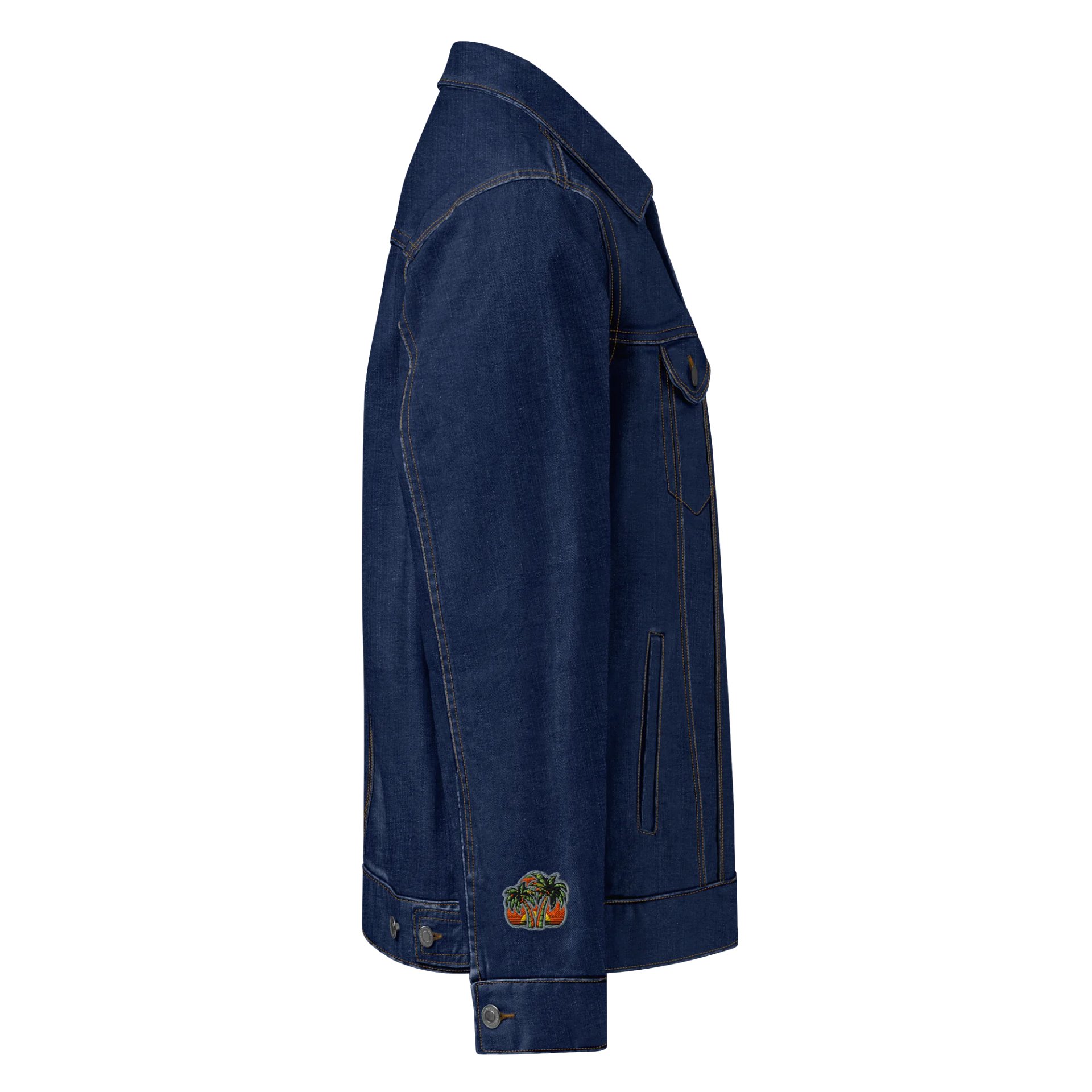 Sunset Palms Denim Jacket product image (8)
