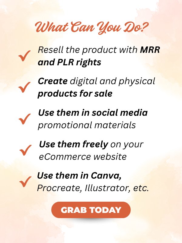 MRR/PLR Autumn Clipart PNG product image (5)
