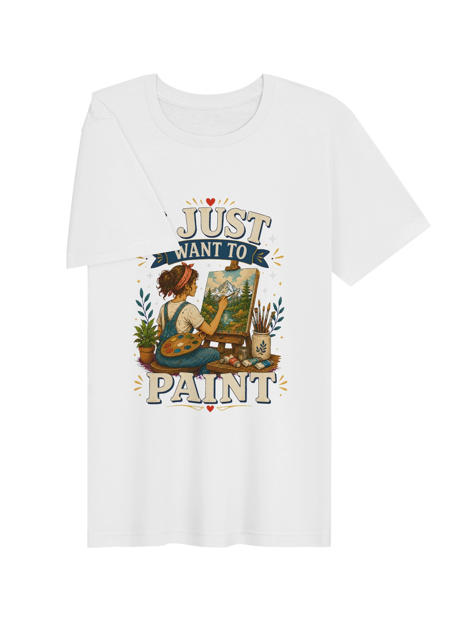 I Just Want To Paint Tee product image (25)