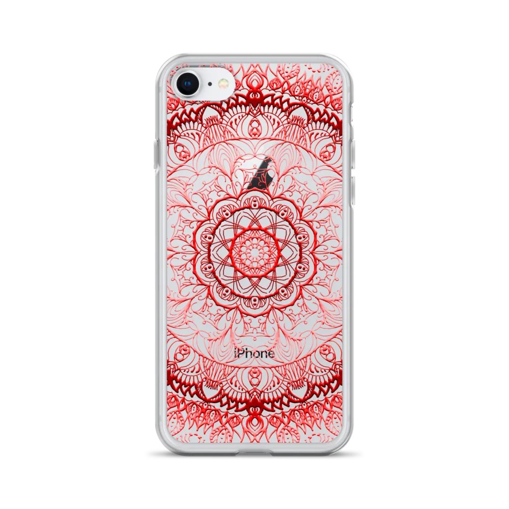Crimson Mandala iPhone® Case product image (3)