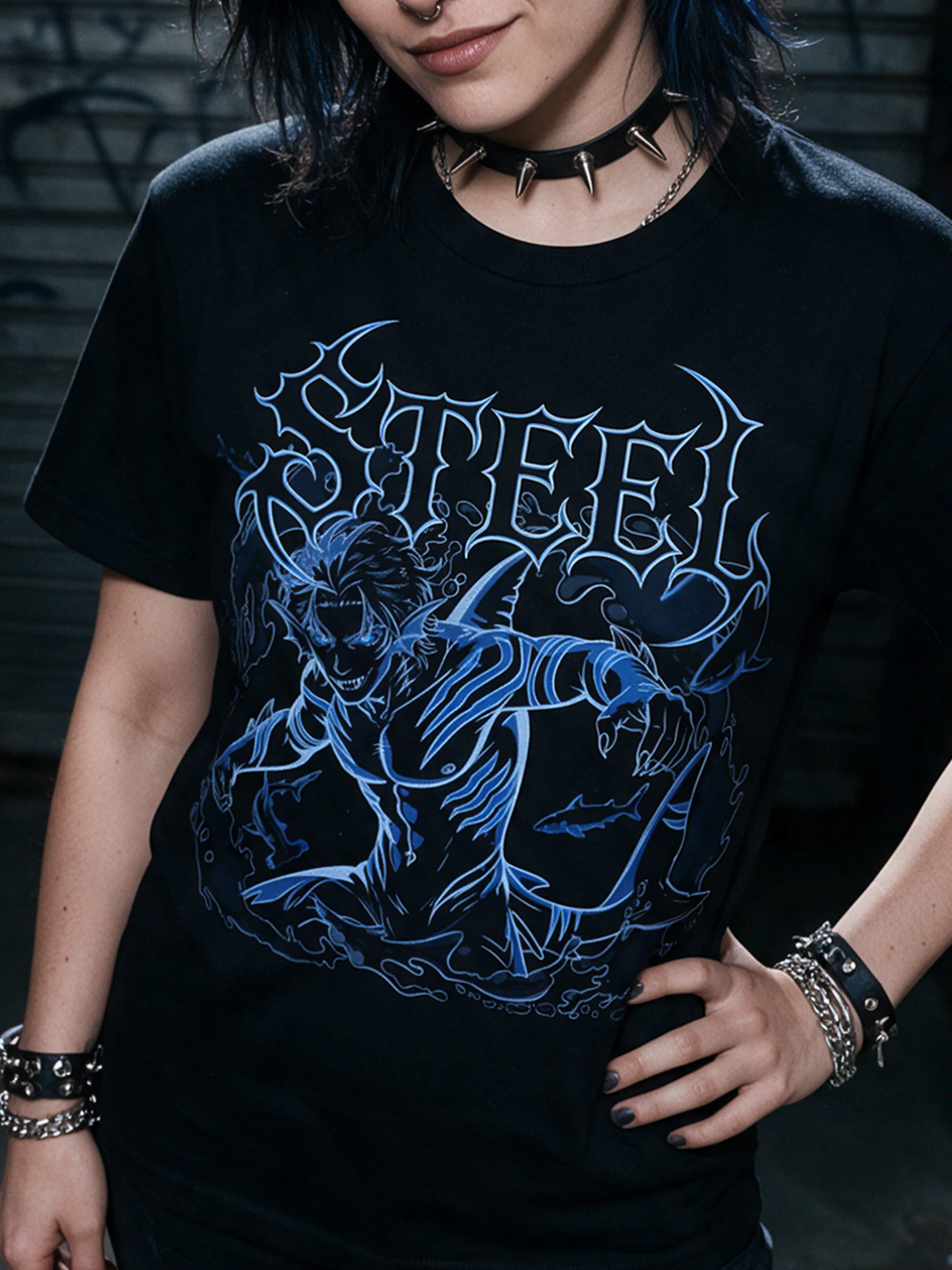 Steel The Truculent Shark - Soft Tee product image (1)