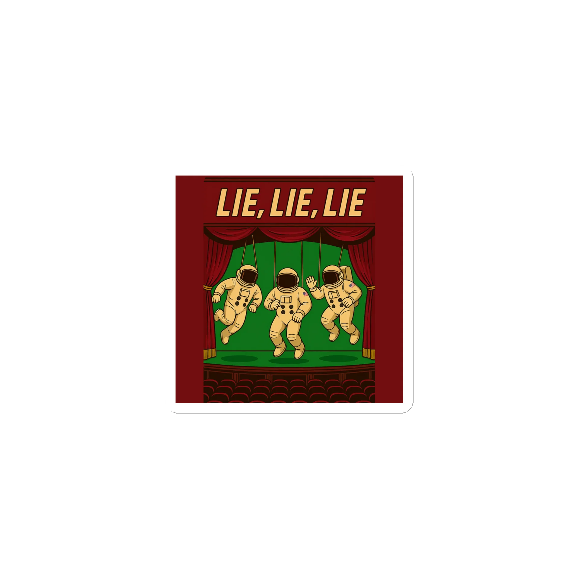 Lie, Lie, Lie Magnet product image (2)