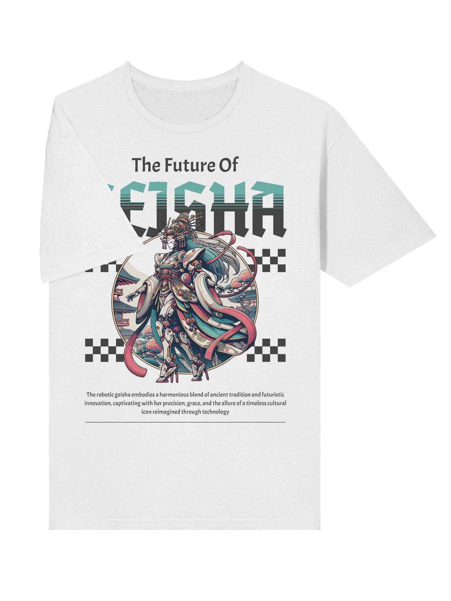 Robotic Geisha Future Tradition T-Shirt - Gildan Softstyle product image (3)