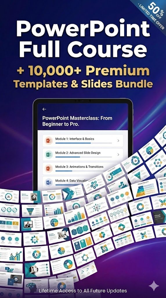Comprehensive PowerPoint Training with +10,000 Premium Templates and Slide Package product image (5)