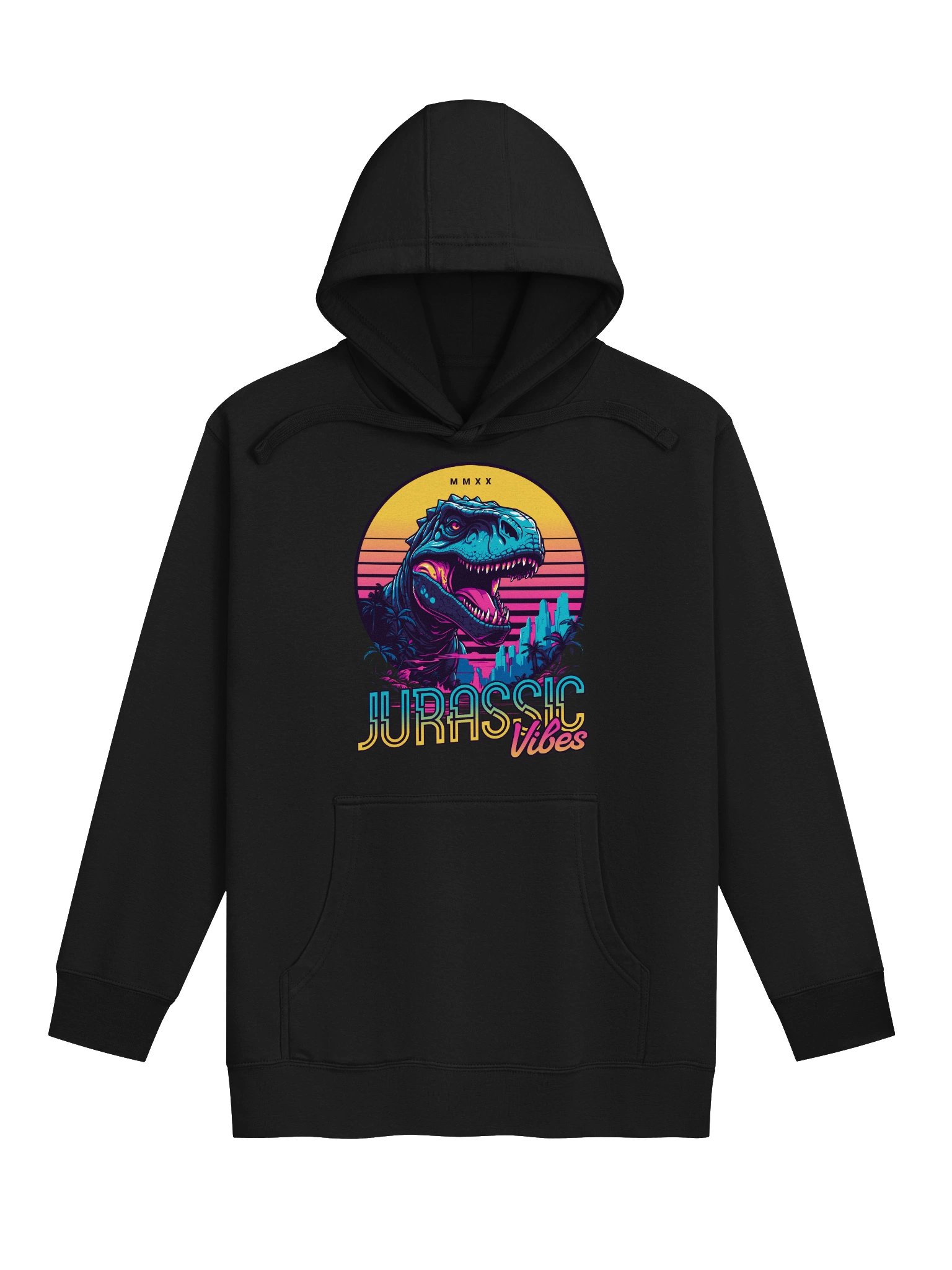Unique Jurassic Vibes T-Rex Y2K Hoodie for Trendy Fashion product image (1)
