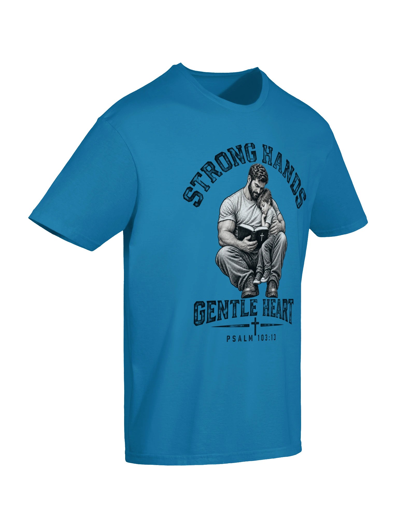 Strong Hands, Gentle Heart Tee | Psalm 103:13 product image (86)