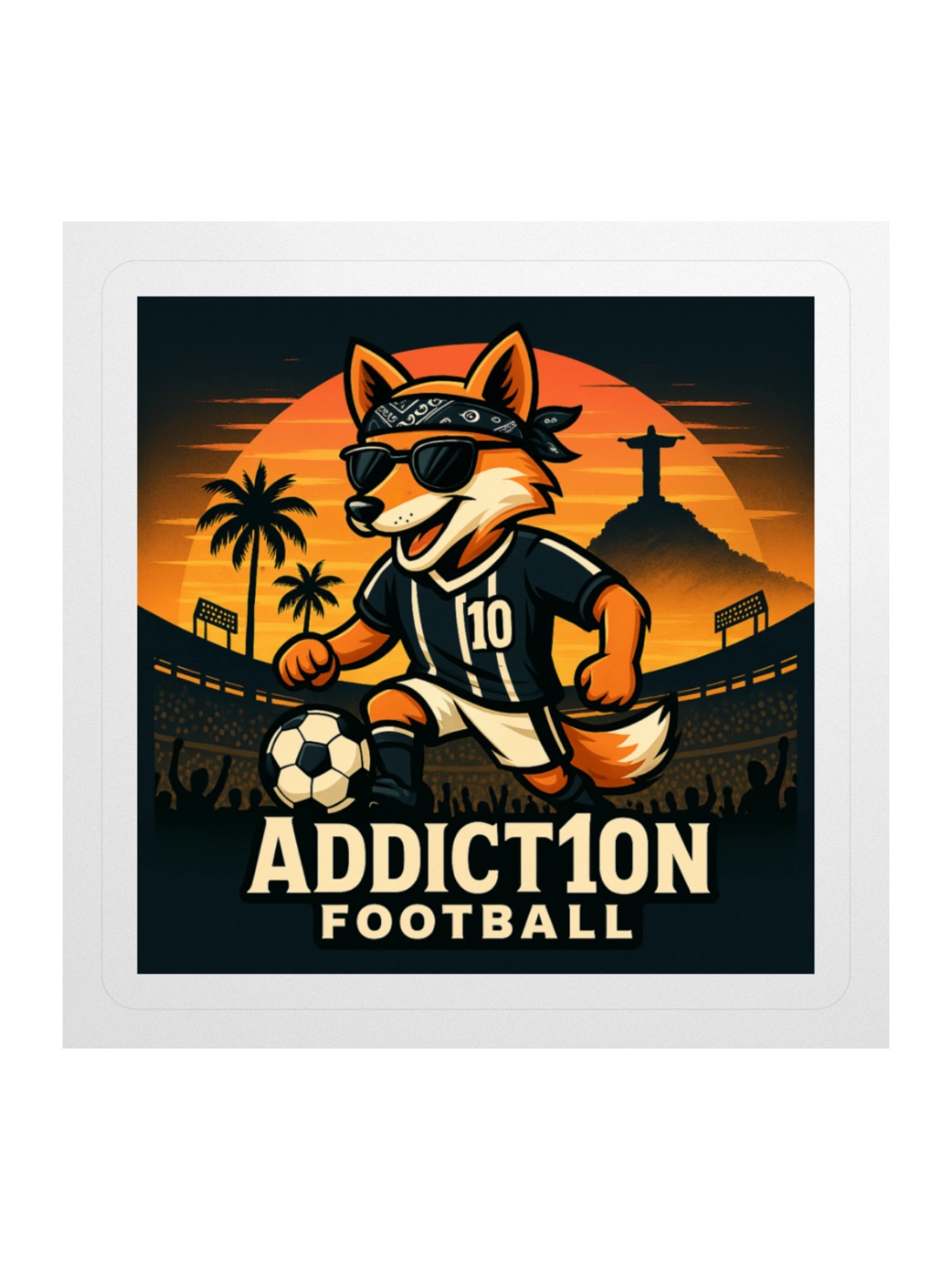Addiction Football Logo Sticker product image (3)
