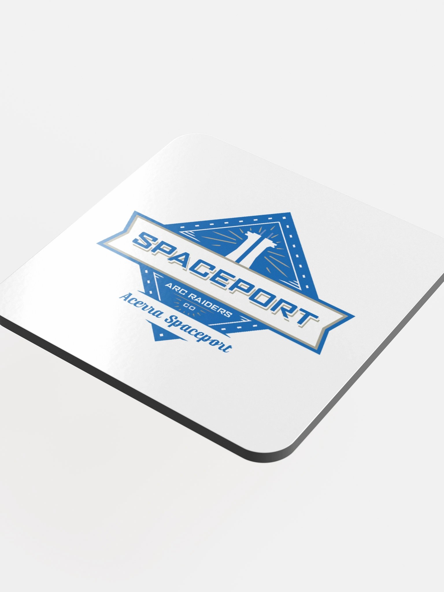 Spaceport Glossed Cork Coaster product image (4)