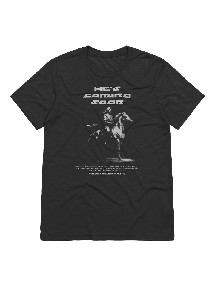 He's Coming Soon Collection - Bella+Canvas Triblend Short Sleeve T-Shirt product image (1)