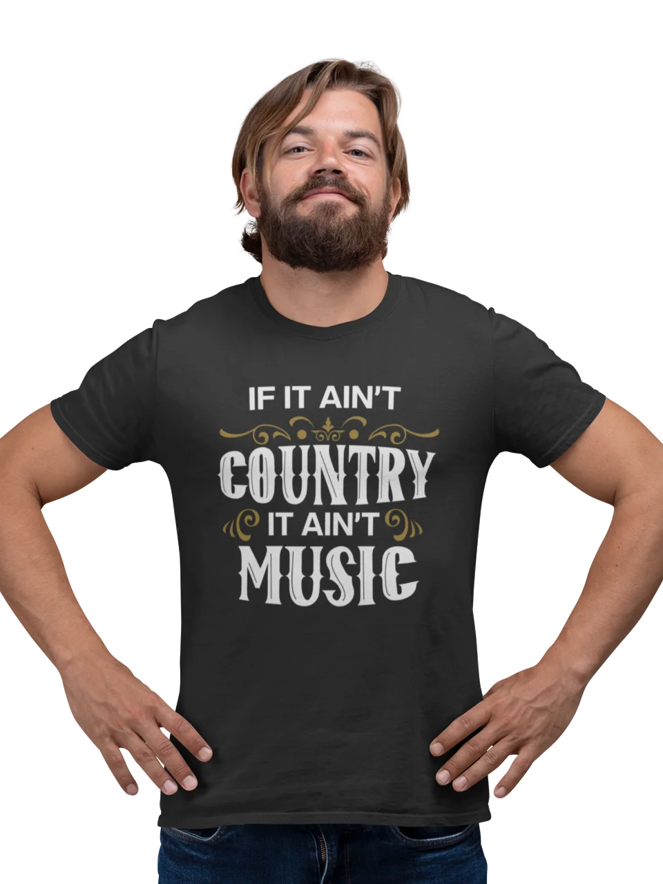 If It Ain't Country, It Ain't Music – Funny T-Shirt for Country Music Fans product image (2)