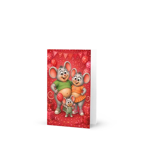 La famille Croky en fête (rouge)