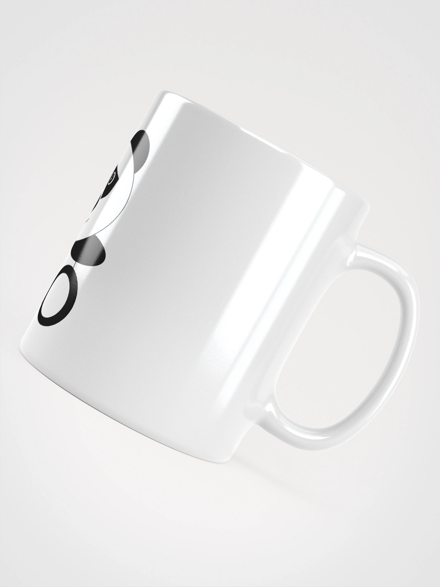 Panda Smile White Glossy Mug product image (4)