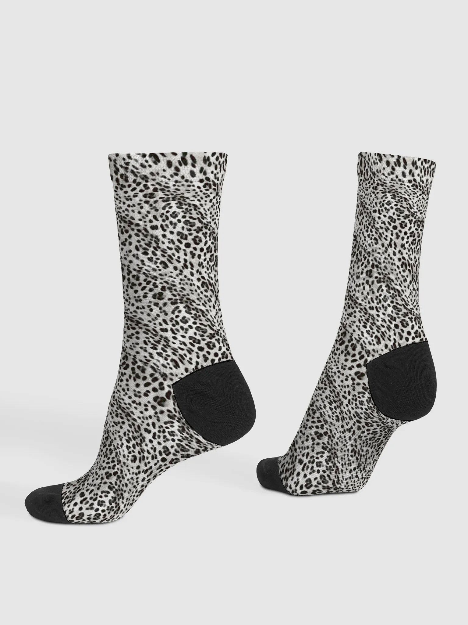 Grey Leopard Socks product image (4)