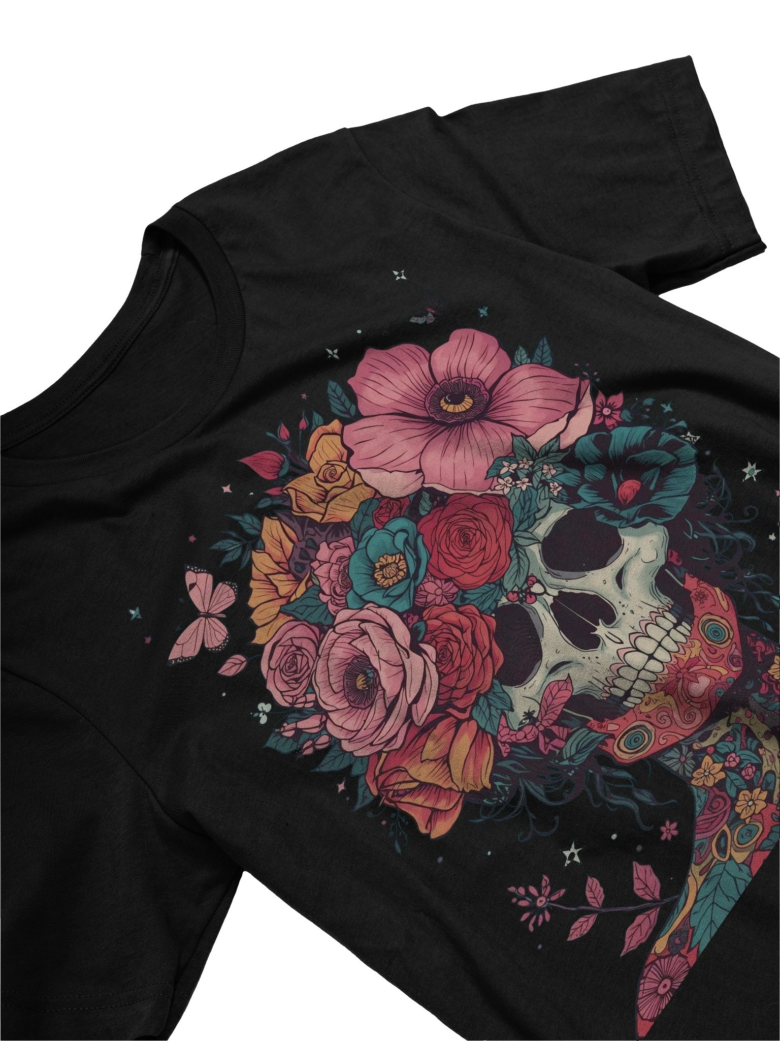 Blooming Skull Crown Supersoft Tee product image (2)