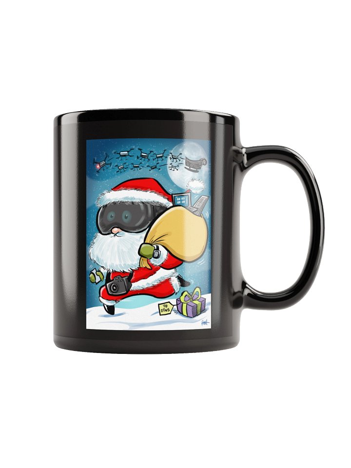 DTNS 2025 Holiday Black Mug product image (1)