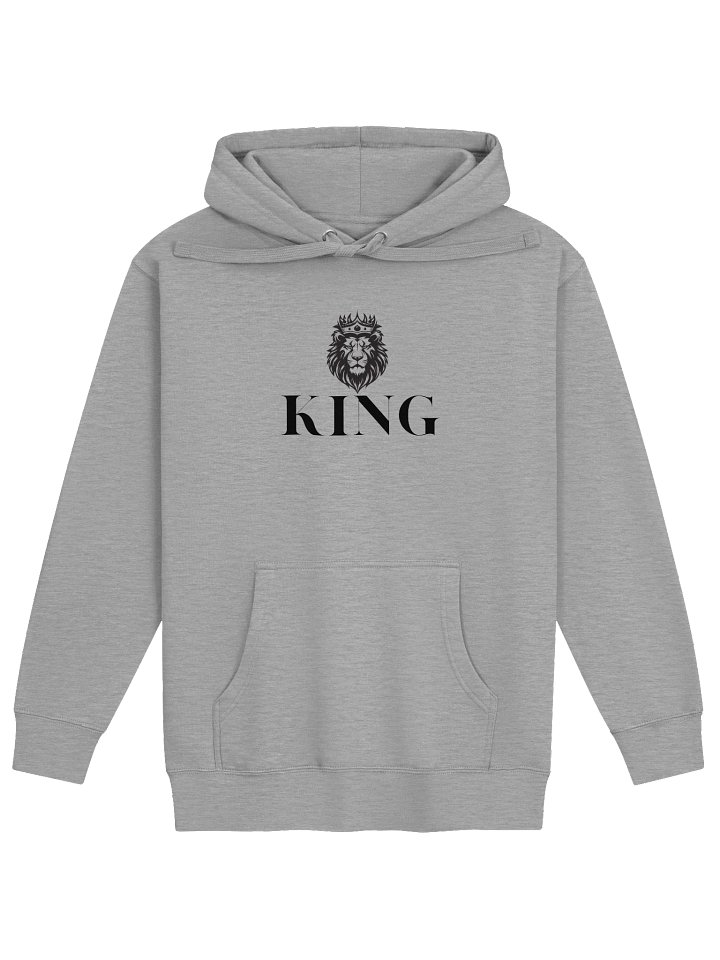 KING Unisex Grey Hoodie product image (1)