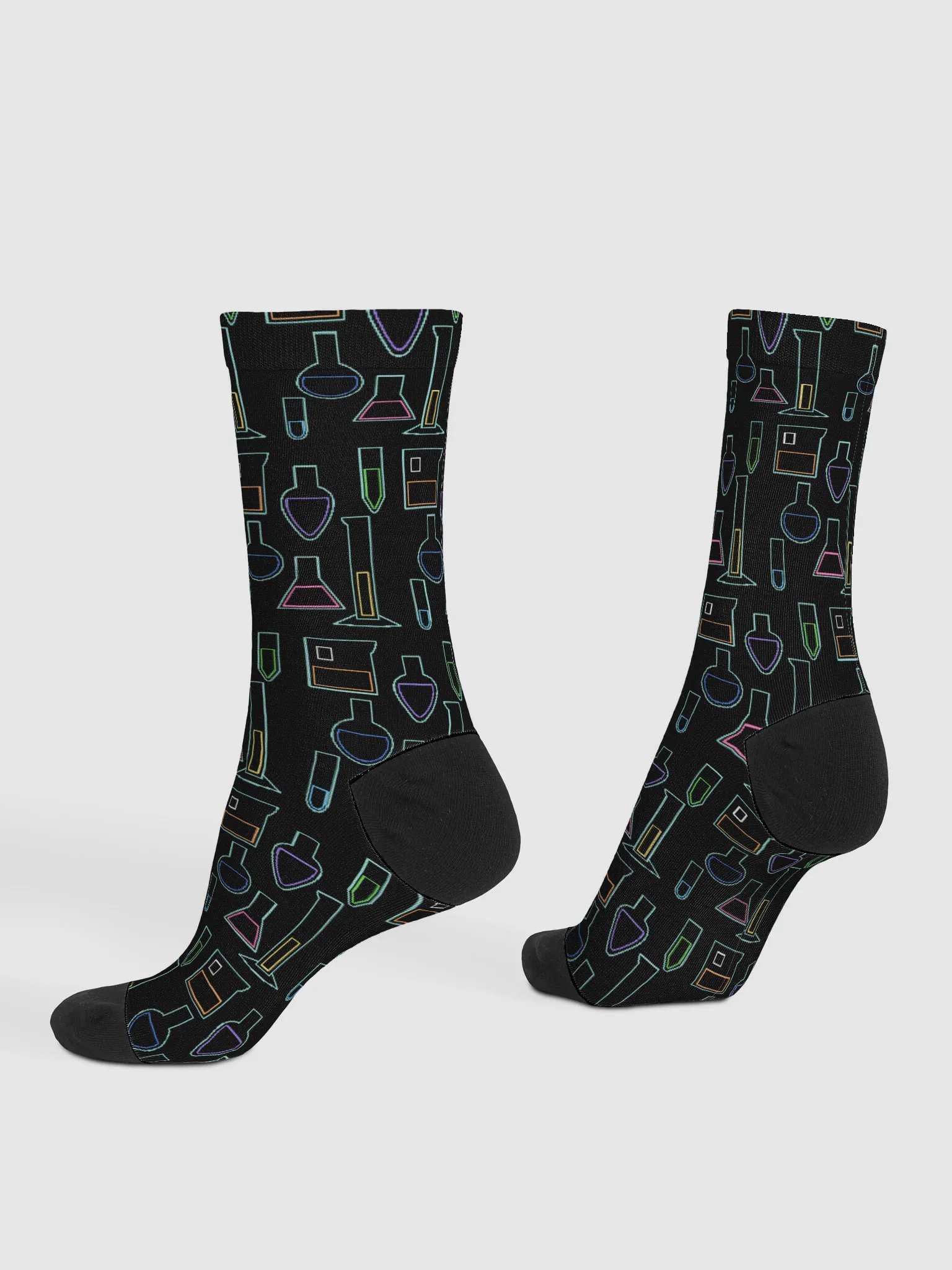 Chemistry Lab Lines Socks product image (4)
