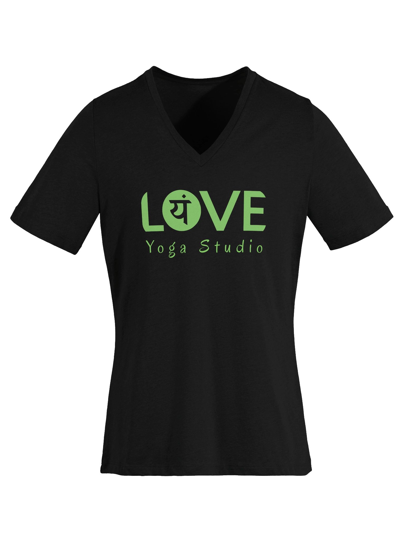 Love Yoga Vneck Green product image (5)