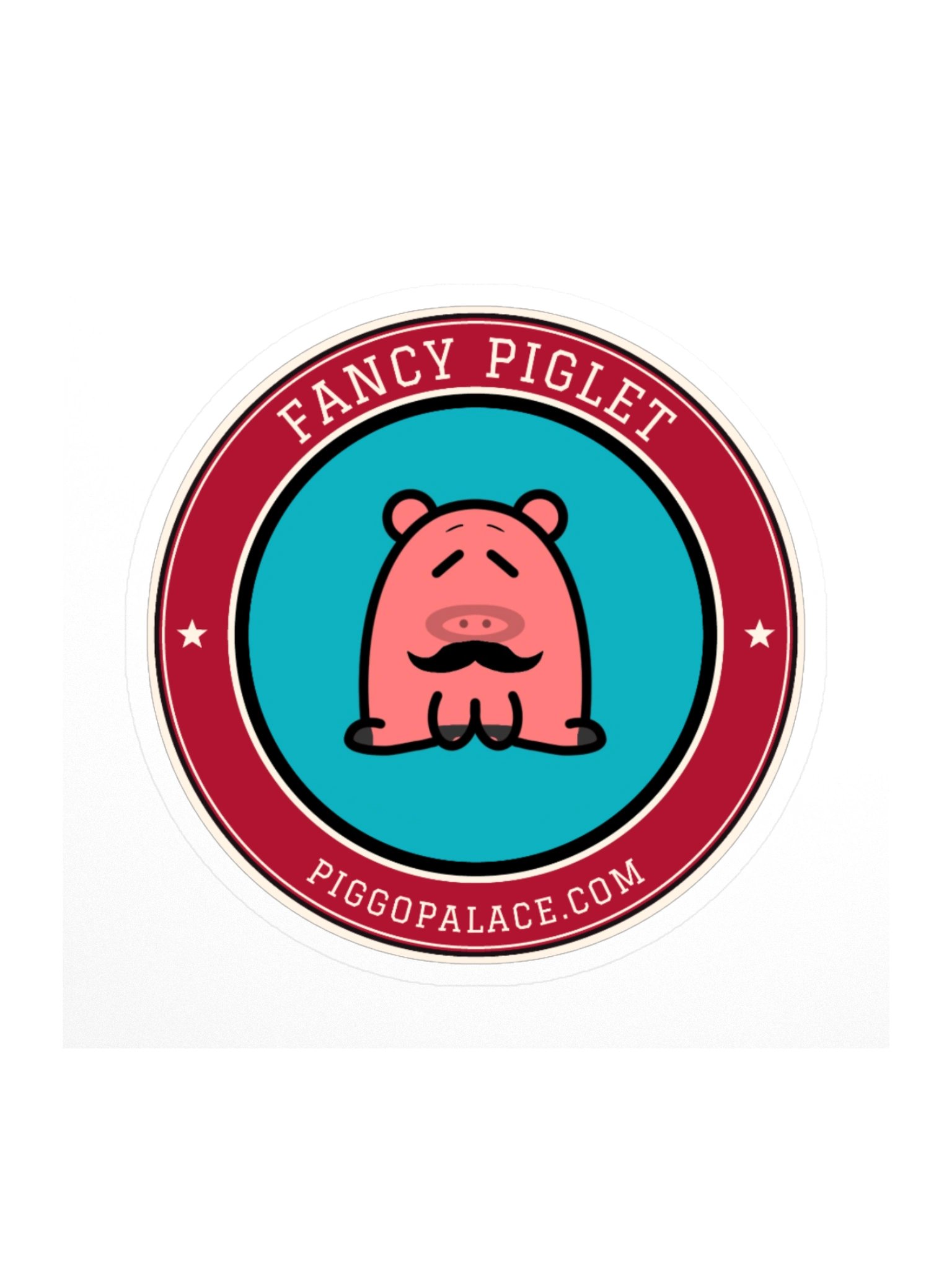 Fancy Piglet Varsity Sticker product image (2)