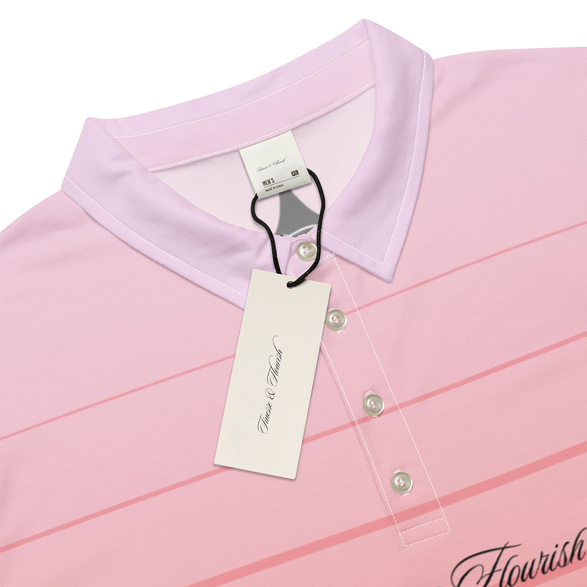 F&F Script Strawberry Lemonade Slim Fit Polo Shirt product image (4)