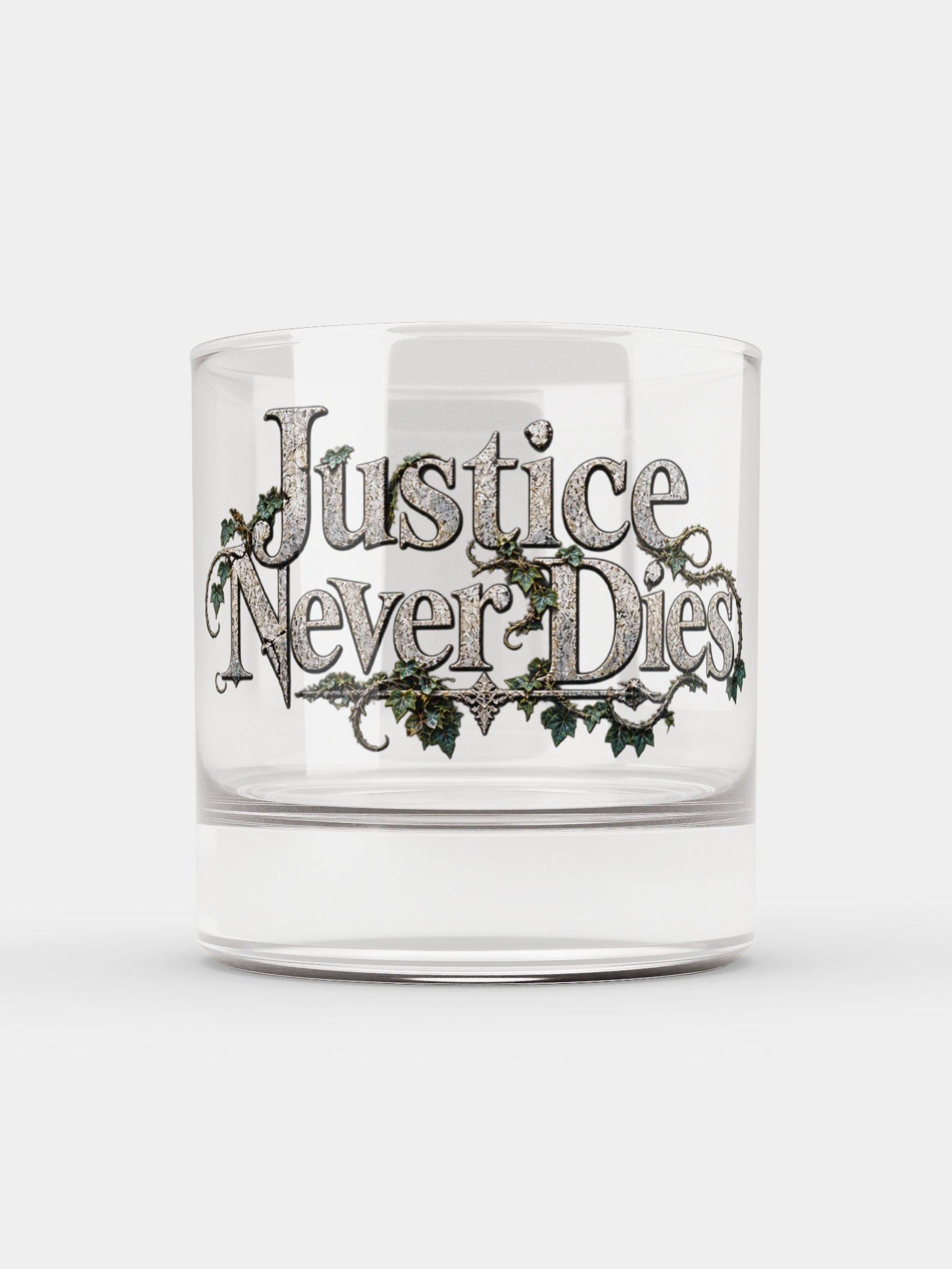 Justice Never Dies TCF Halloween Edition Rocks Glass product image (2)