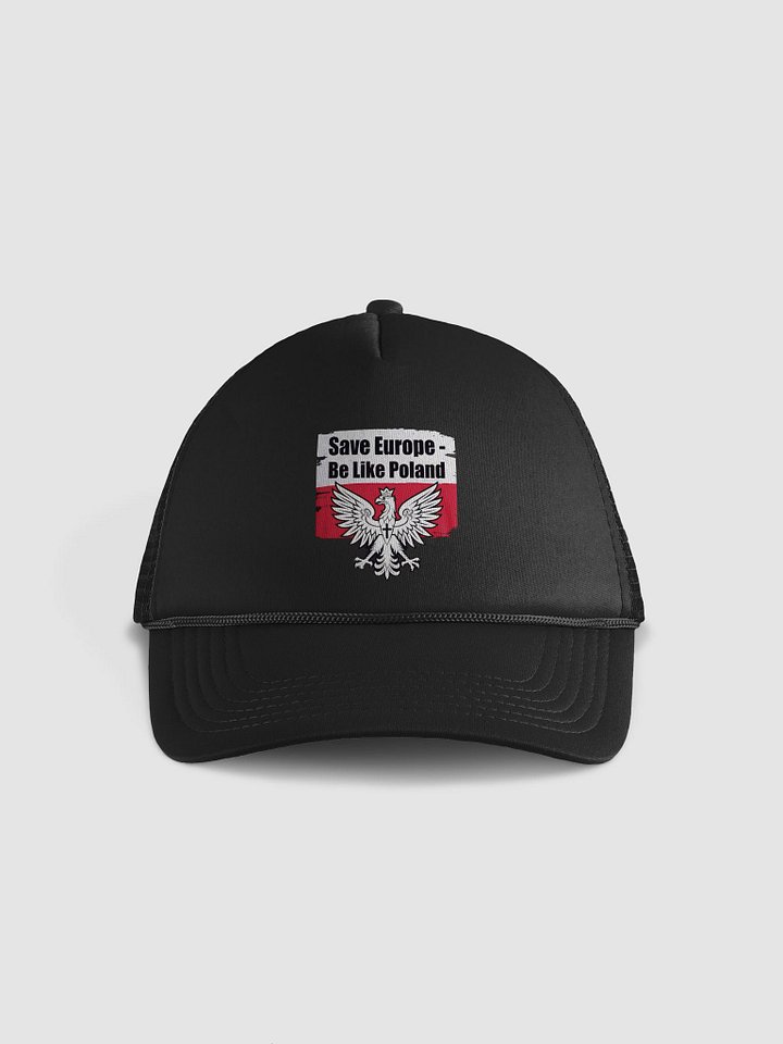Save Europe – Be Like Poland Trucker Cap product image (1)