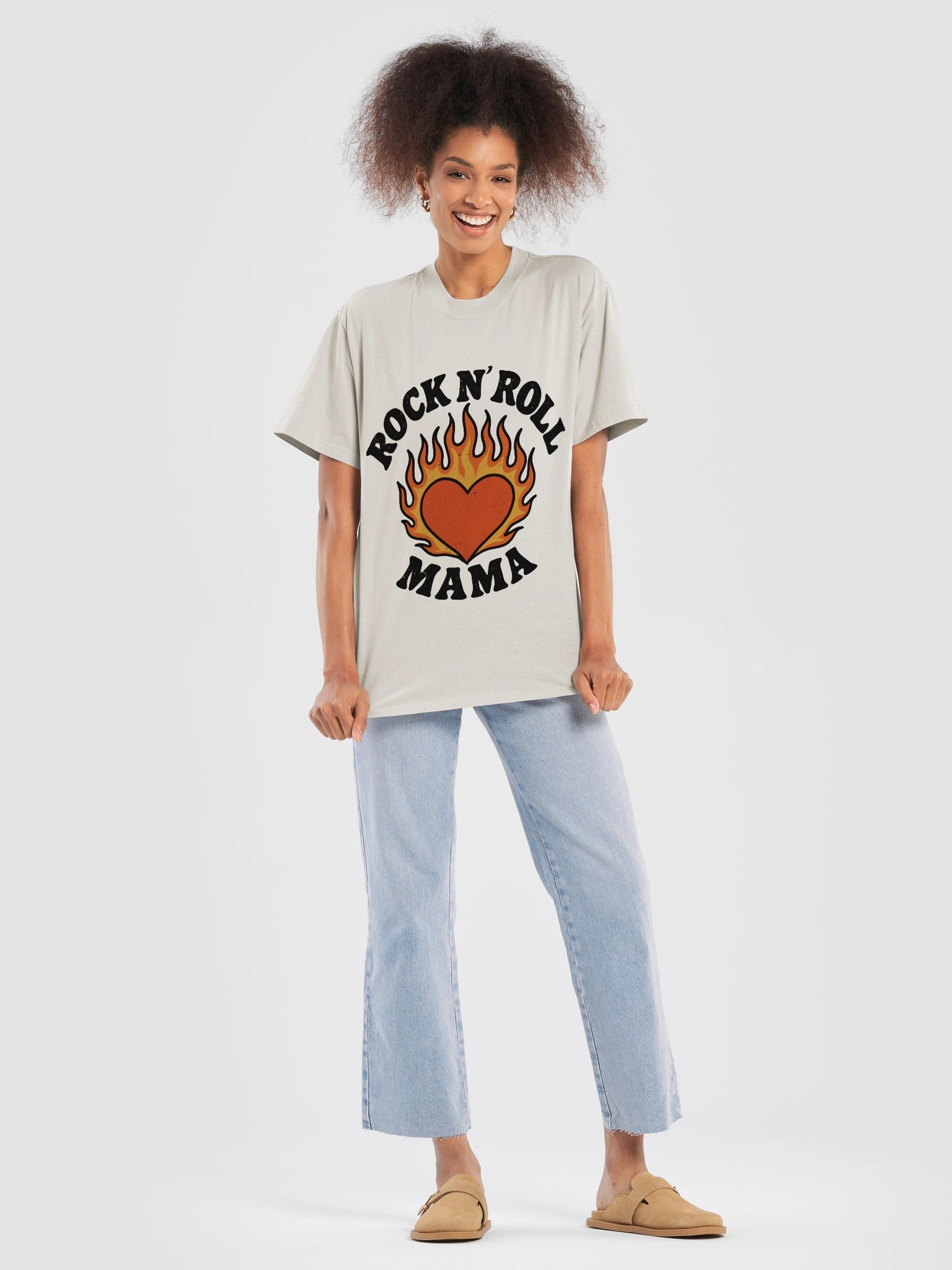 Rock N' Roll Mama Oversized T-Shirt product image (7)