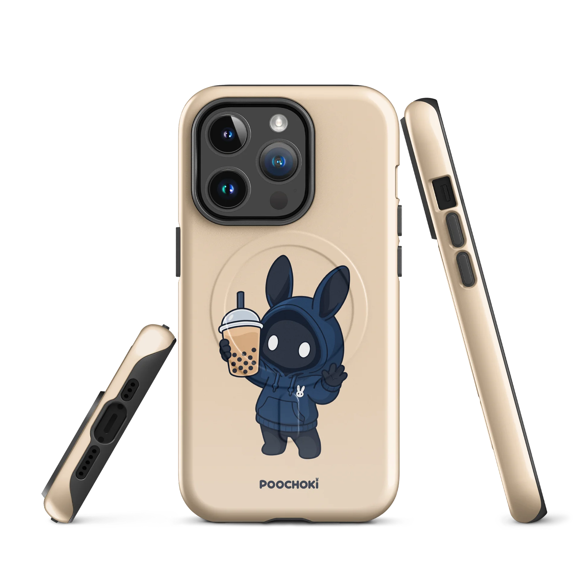Poochoki Milk Tea Wave MagSafe iPhone Case product image (1)