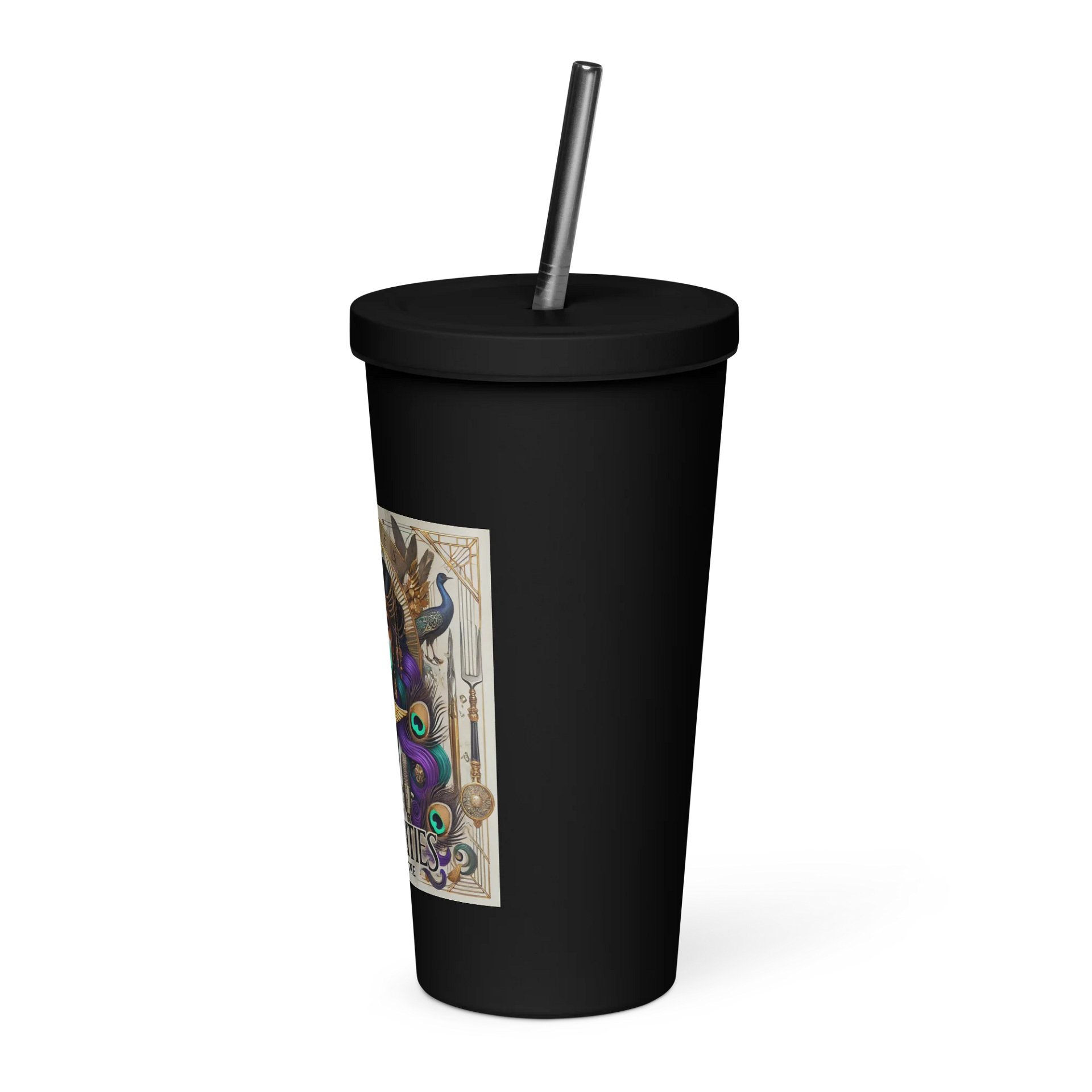 Humanities In Medicine Physician Peacock Muse Art Insulated Tumbler product image (3)