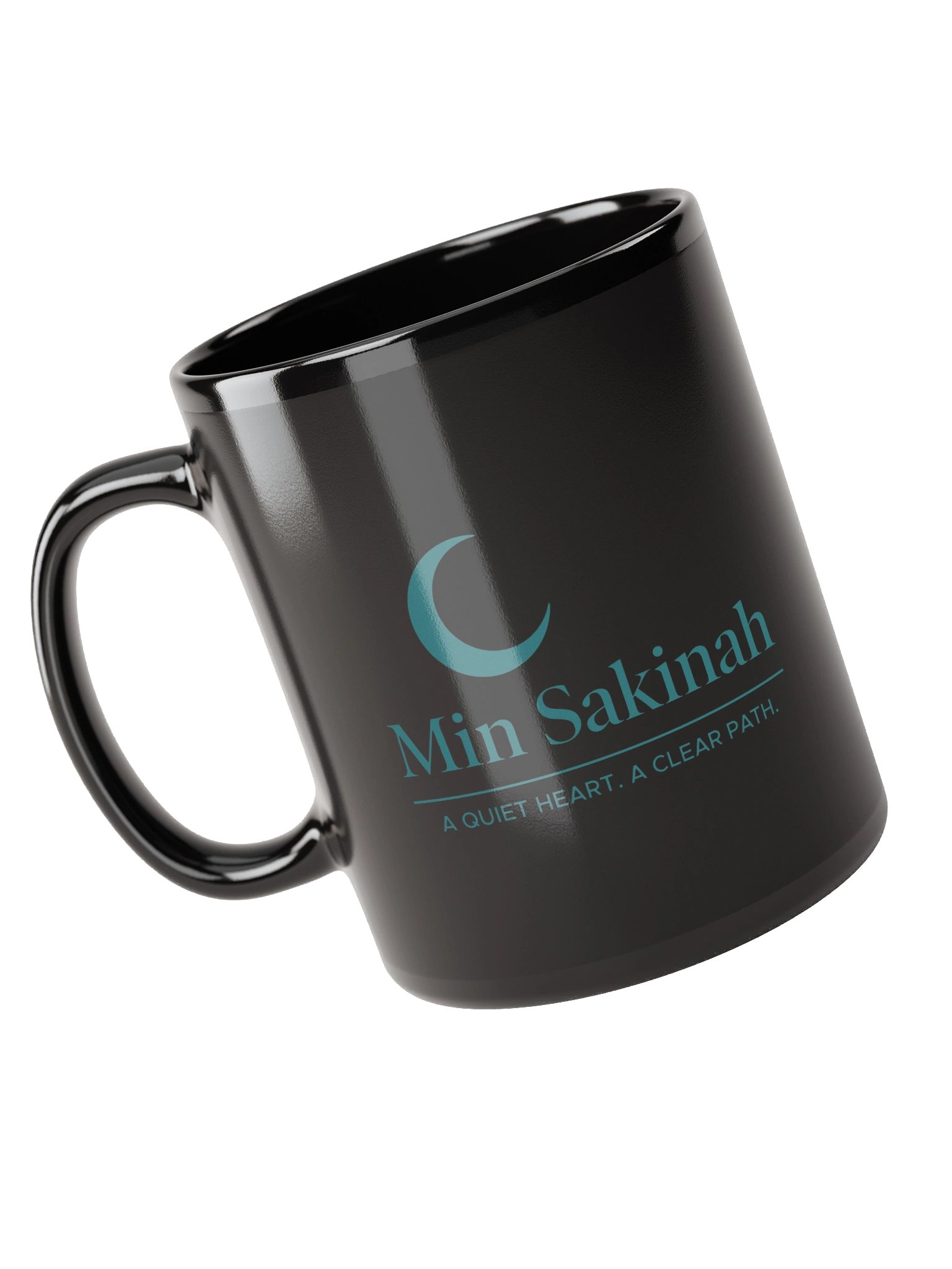 Min Sakinah Vision Mug - Dark Teal on Black product image (3)