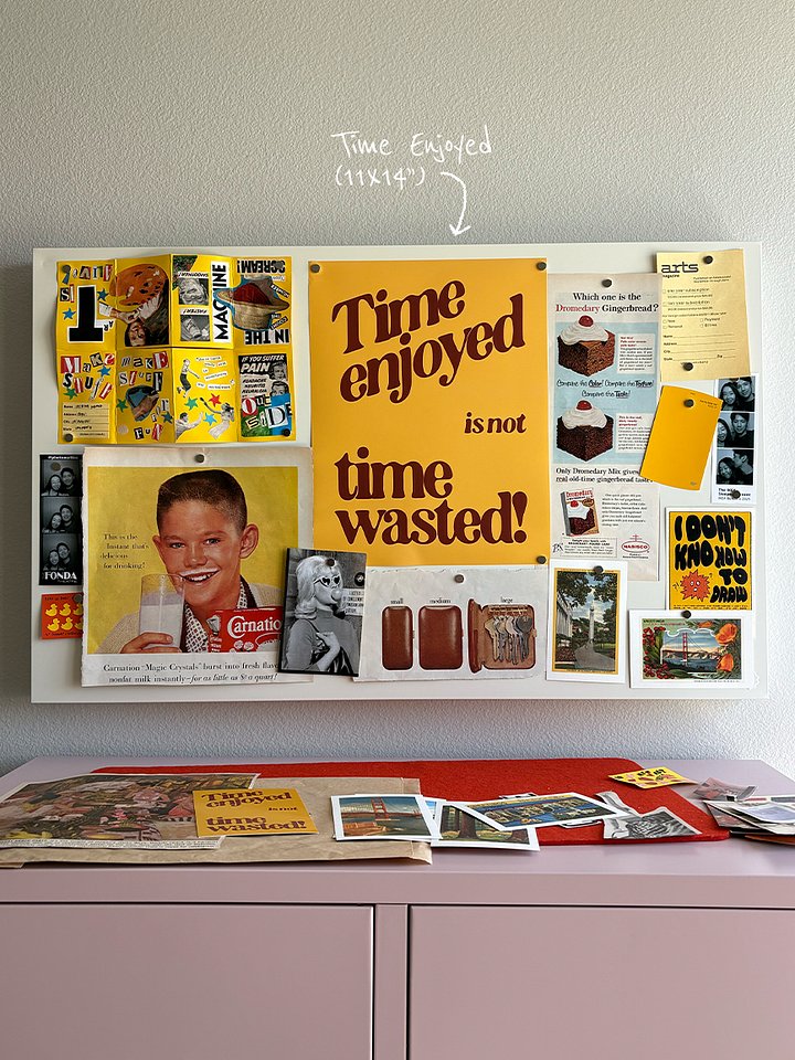 Time Enjoyed (Yellow & Brown) product image (2)
