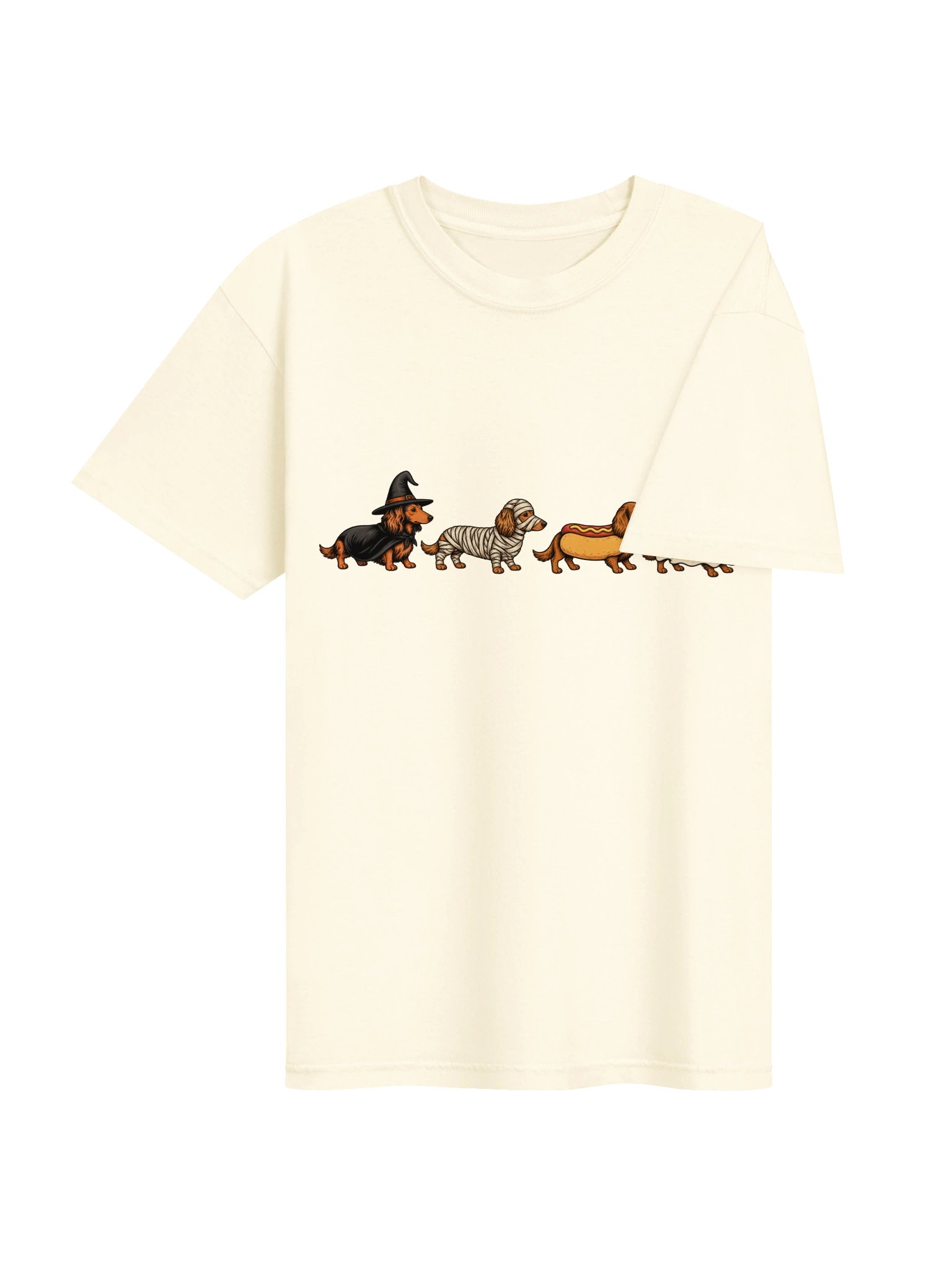 Halloween Dachshund T-Shirt – Cute Spooky Wiener Dog Shirt product image (94)