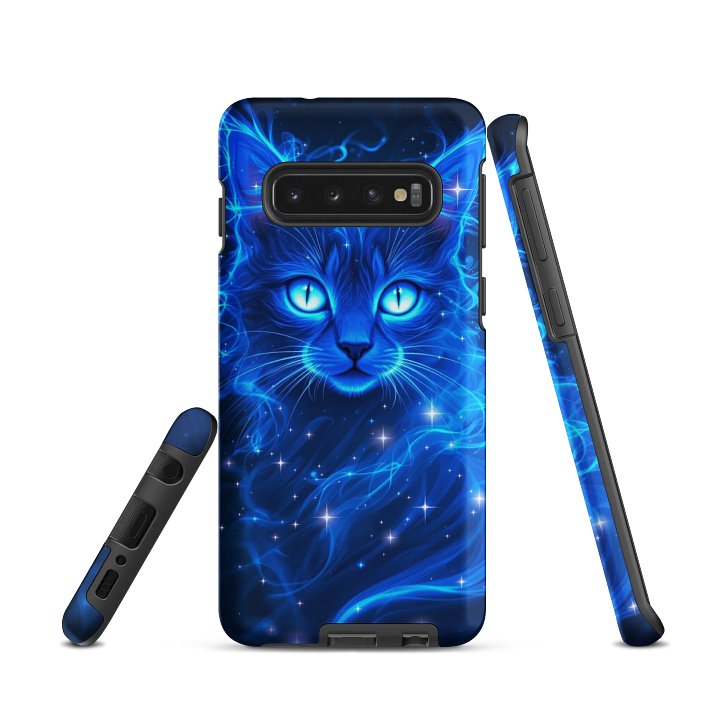 Ethereal Blue Cat Samsung® Tough Case product image (1)