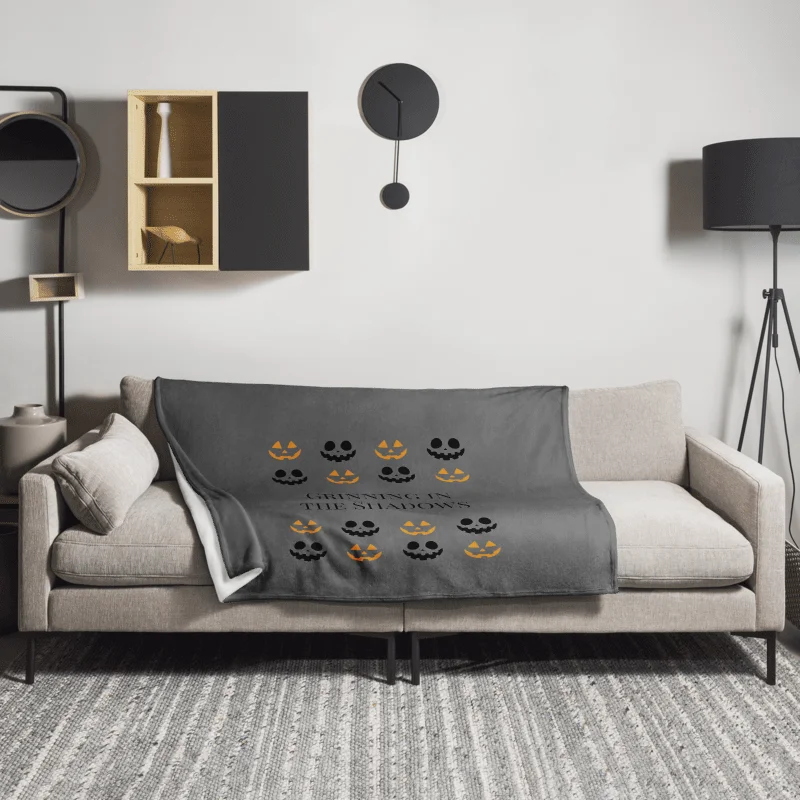 Shadow Grins Throw Blanket product image (2)
