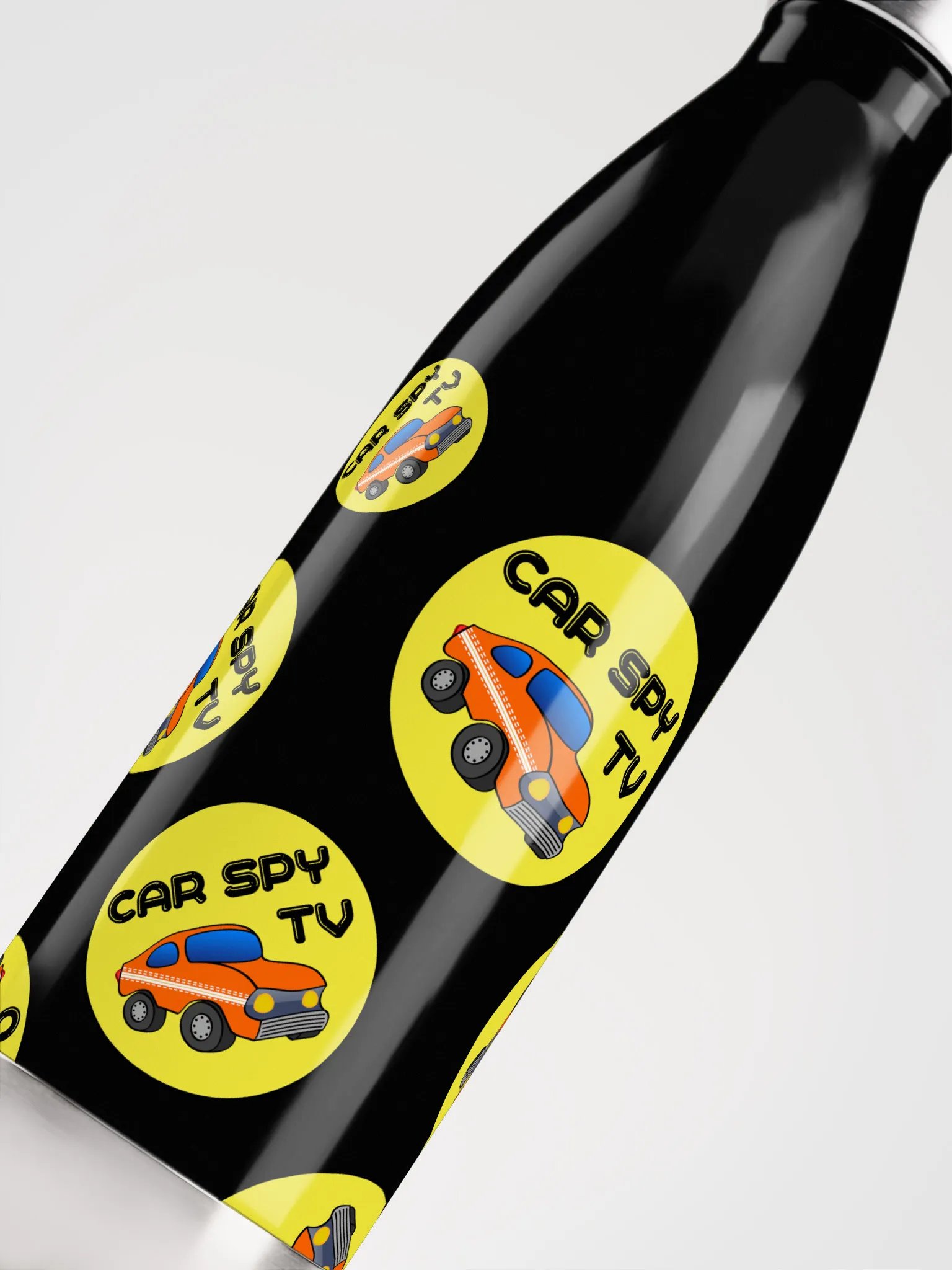 Stainless Steel Drinks Bottle: CarSpyTV Logo product image (3)
