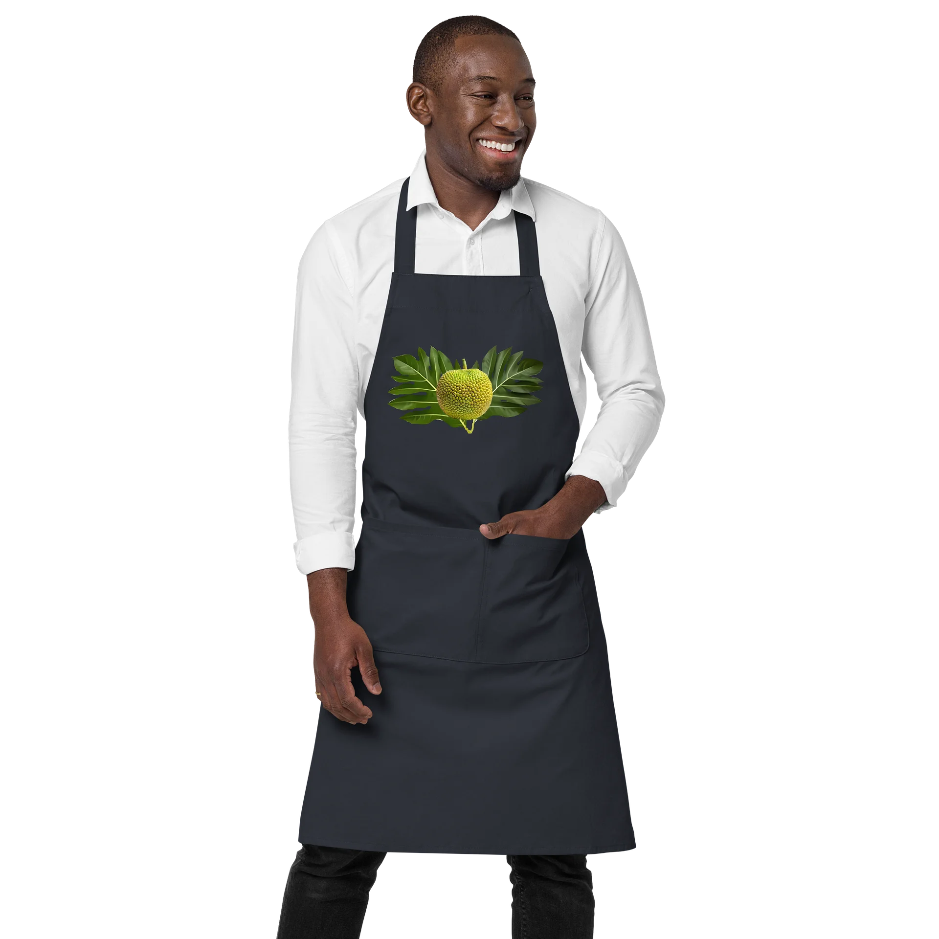 CaribbeanApples - The Mighty Breadfruit | Organic Cotton Apron | 4 Colors product image (8)