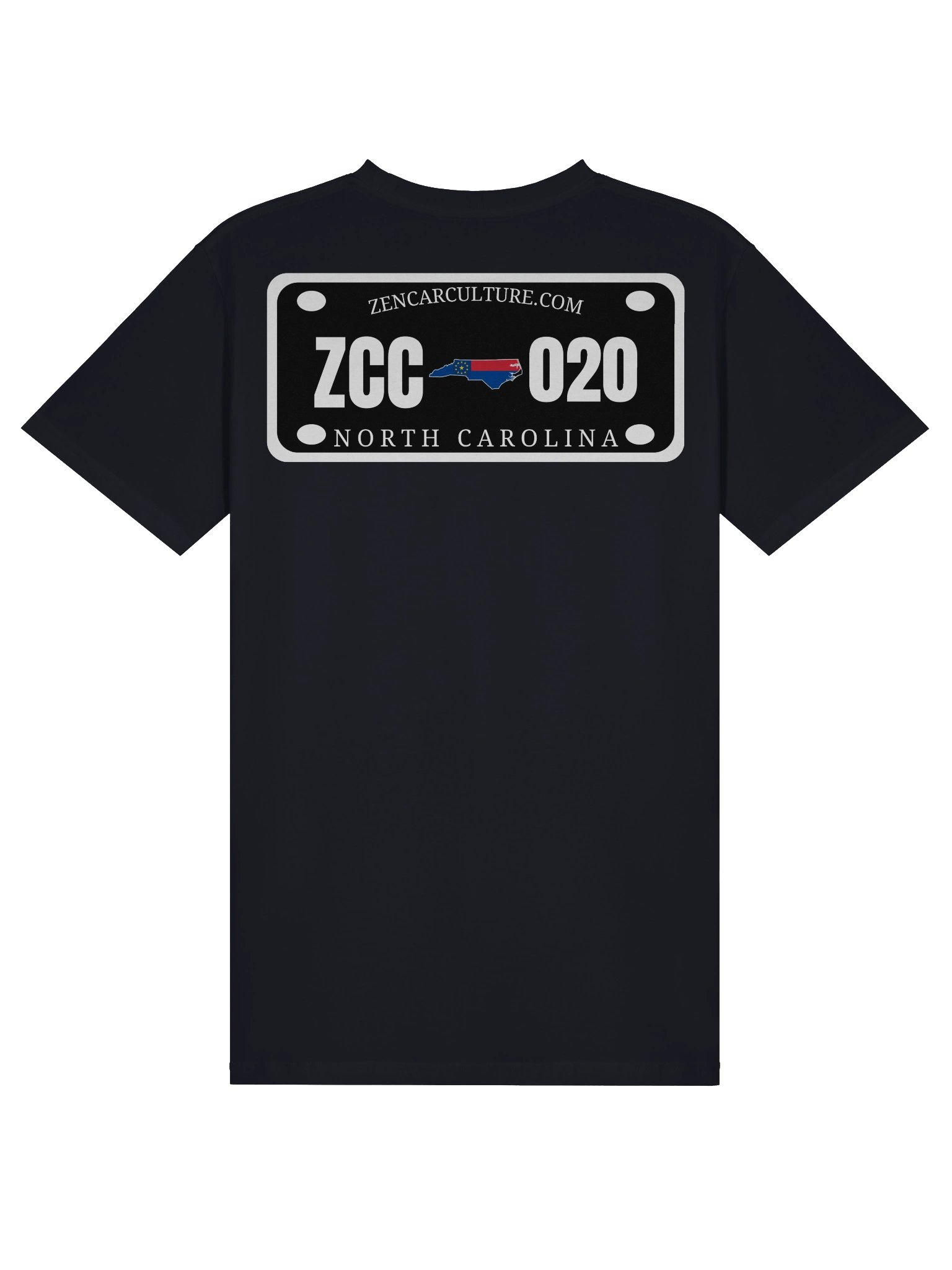 ZCC NORTH CAROLINA STATE PLATE PREMIUM TEE product image (1)