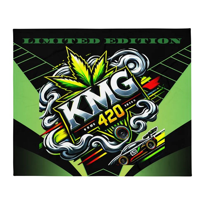 KingMafiaGaming 420 Limited Edition Throw Blanket – Relax, Game, and Stay Cozy! product image (1)