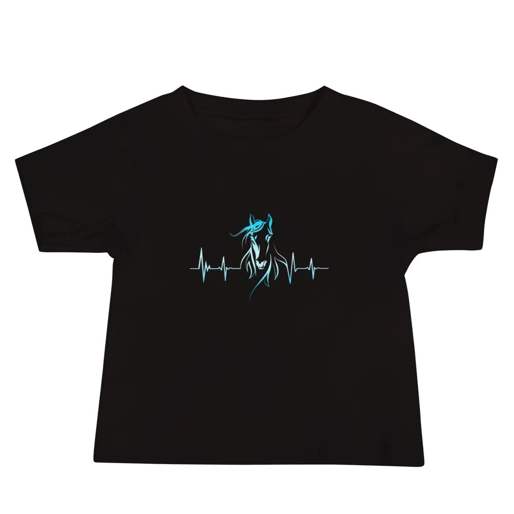 Horse Heartbeat Bella+Canvas Baby Jersey Short Sleeve Tee product image (3)