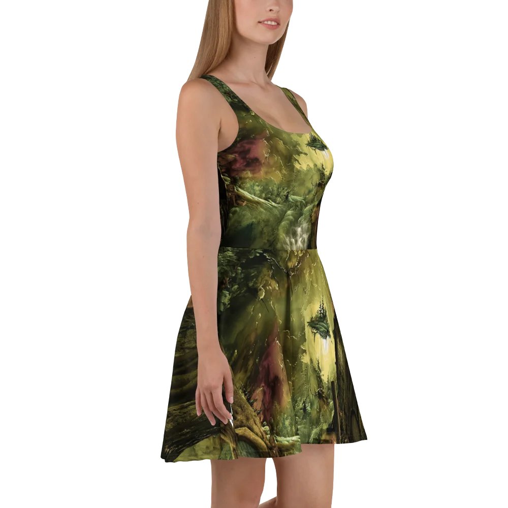 'Elven Stories - Mystical Journey' All-Over Print Skater Dress product image (3)