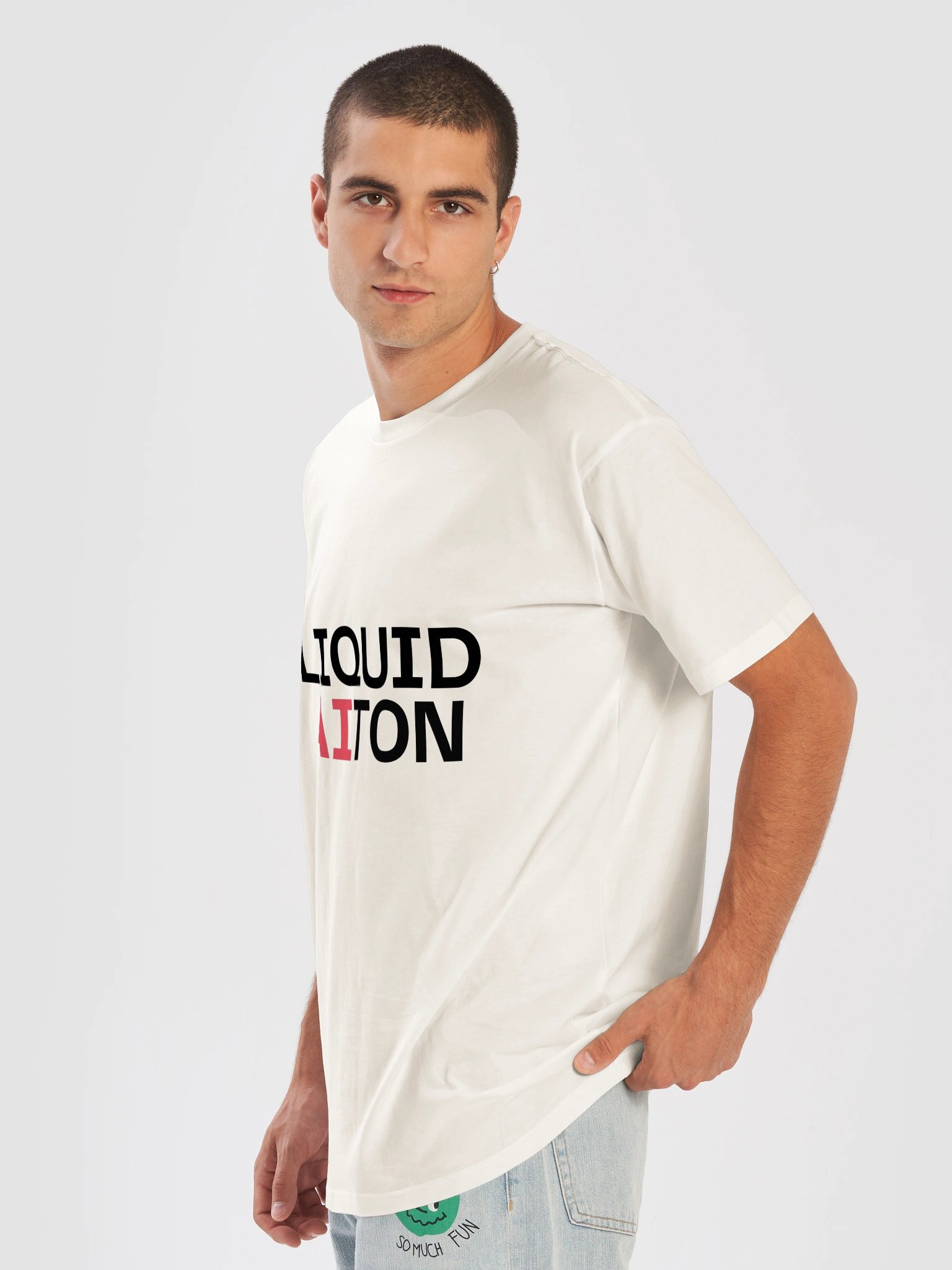 LIQUID-AI-TON T-Shirt White (Light Mode) product image (23)