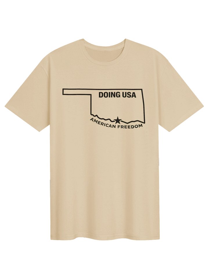 Lake Murray Oklahoma Doing USA Tee | American Freedom Gildan 64000 Softstyle Shirt product image (51)