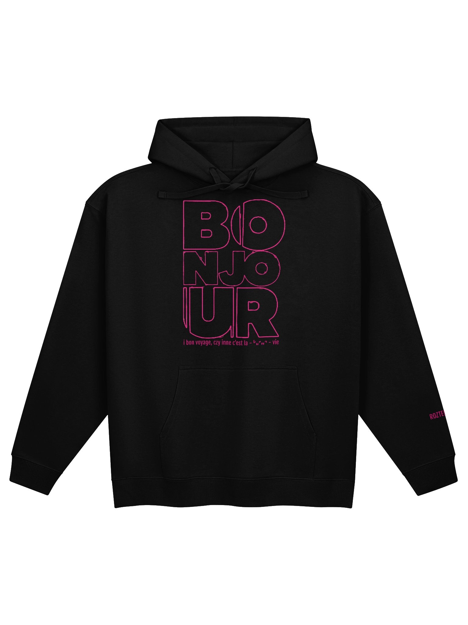 Bonjour Vintage Unisex Hoodie product image (1)