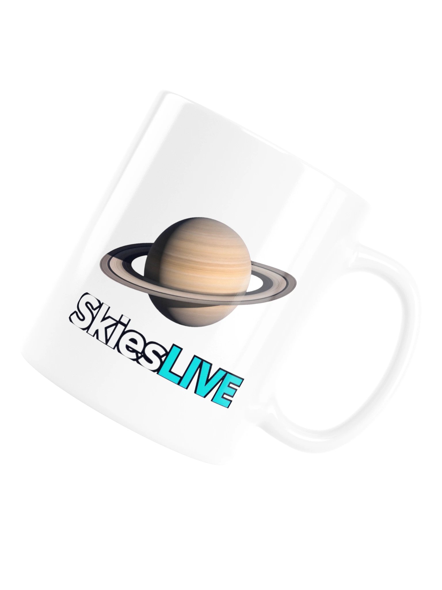 SkiesLIVE Saturn Mug (White) product image (6)