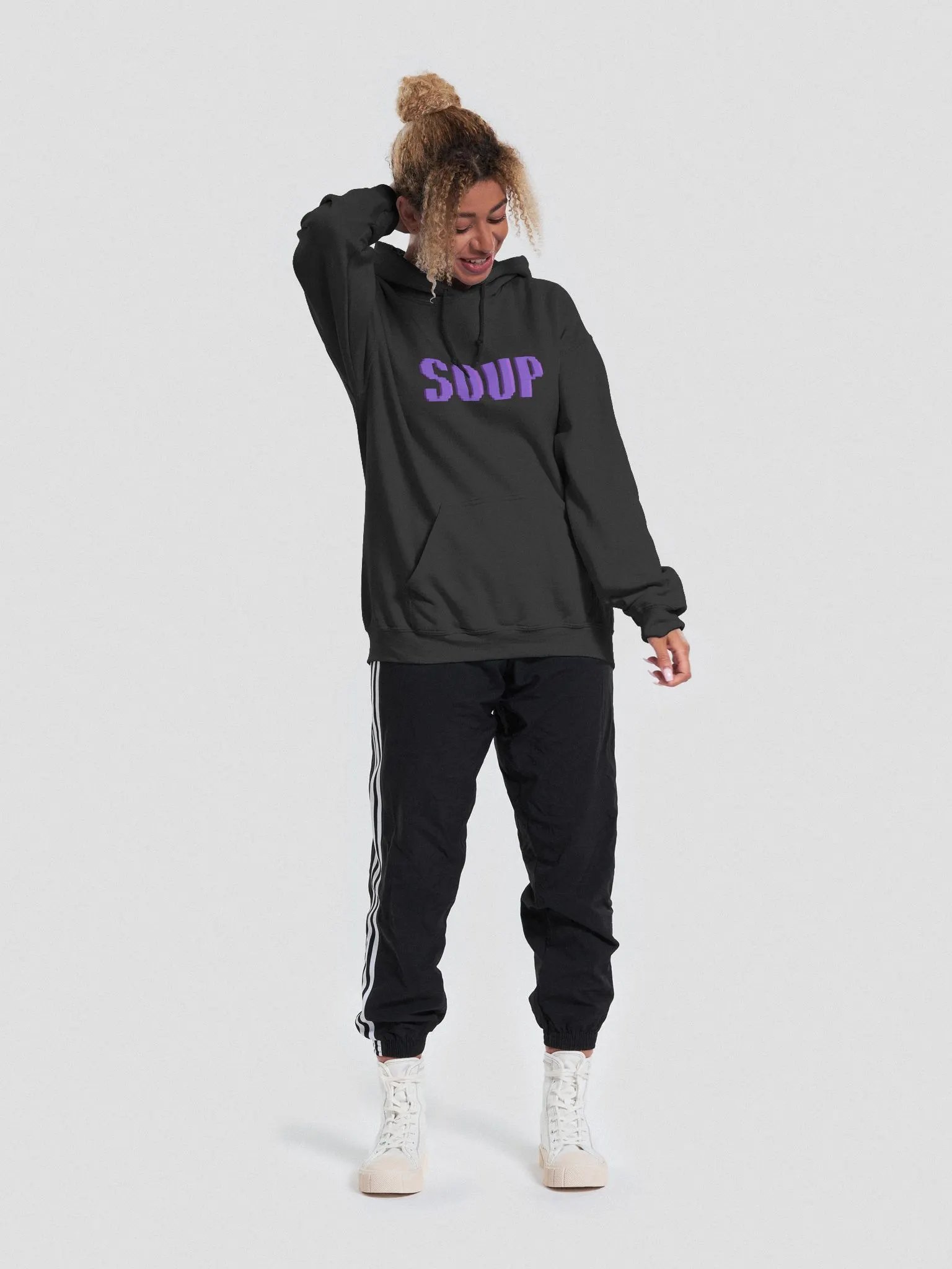 Retro Soup Hoodie - Purple Soup product image (6)