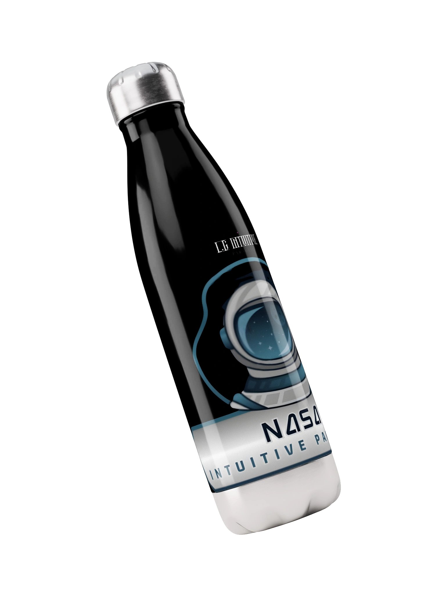 NASA Intuitive Paradise Astronaut Helmet Stainless Steel Water Bottle product image (3)